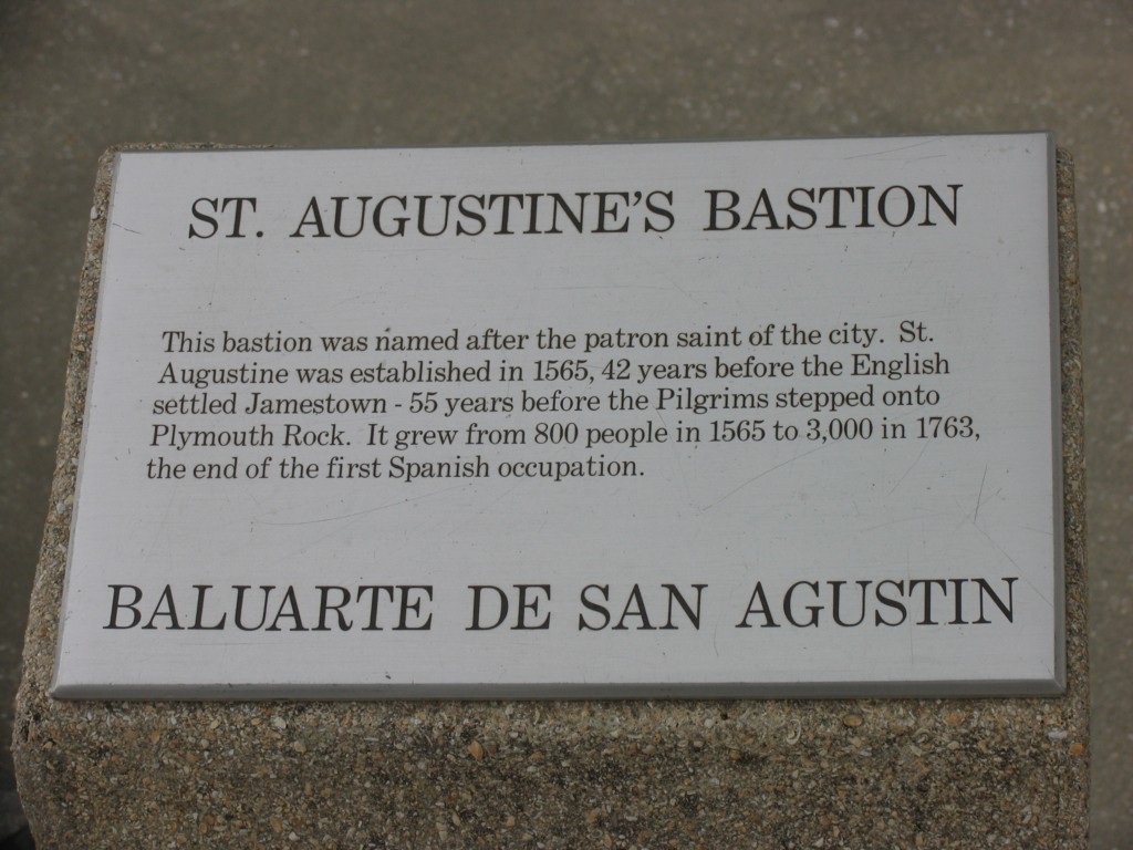 St. Augustine Bastion.