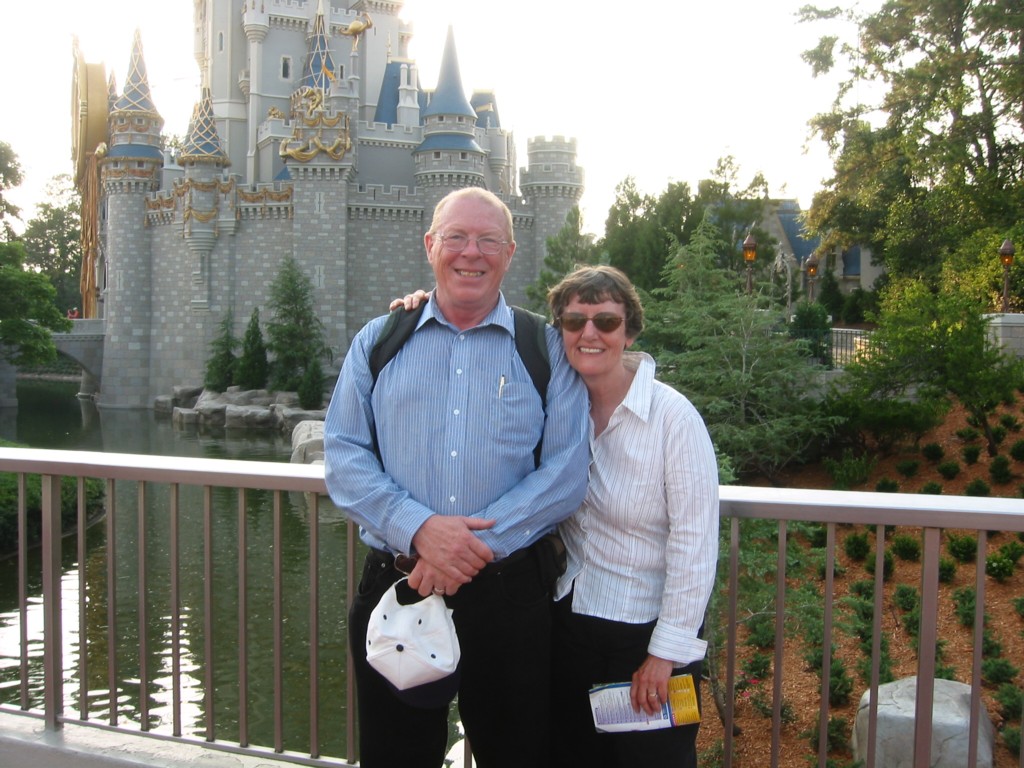 Kathy and I at Disneyworld.